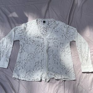 See through cover button up top